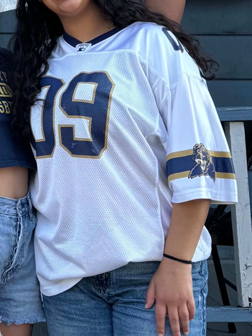 Vintage University of Pittsburgh Pitt Panthers Starter Football Jersey Men's XL